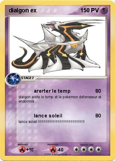 Pokemon dialgon ex