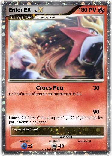 Pokemon Entei EX