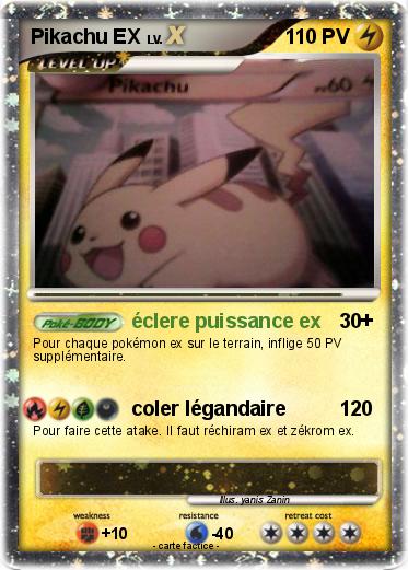 Pokemon Pikachu EX