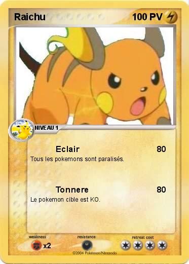 Pokemon Raichu