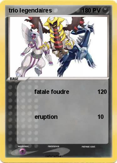 Pokemon trio legendaires