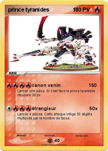 Pokemon prince tyranides                1