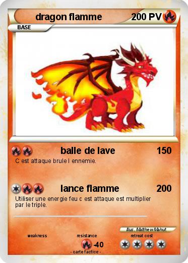 Pokemon dragon flamme