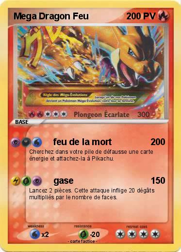 Pokemon Mega Dragon Feu