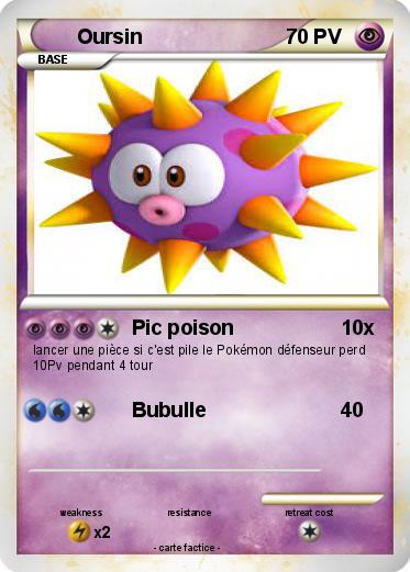 Pokemon Oursin