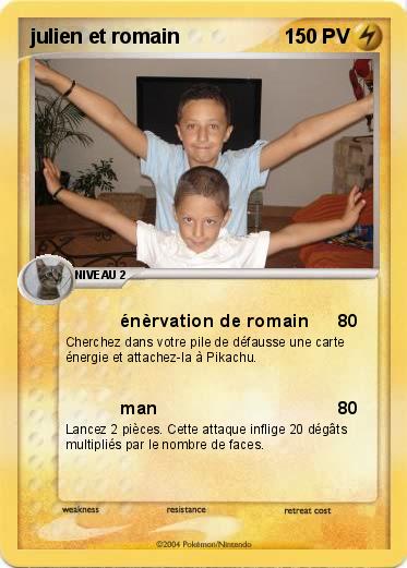 Pokemon julien et romain