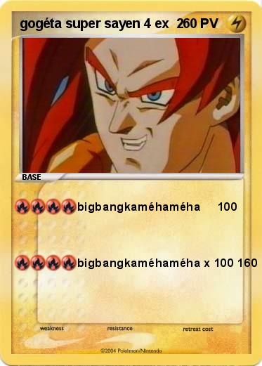 Pokemon gogéta super sayen 4 ex  2