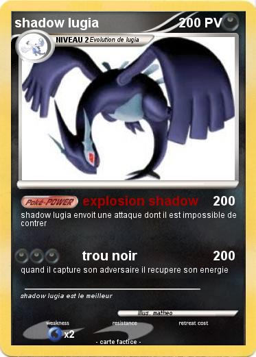 Pokemon shadow lugia