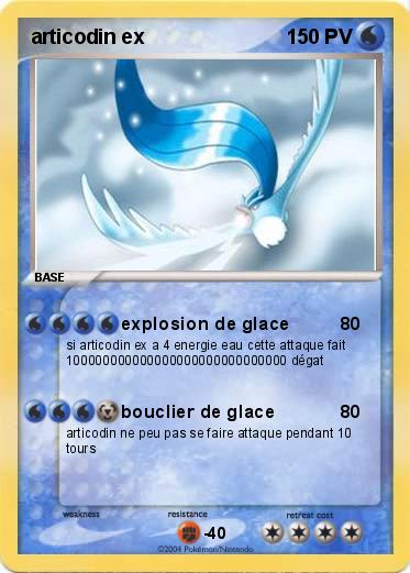 Pokemon articodin ex 