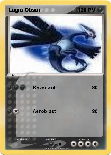 Pokemon Lugia Obsur
