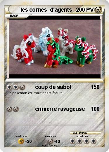 Pokemon les cornes  d'agents