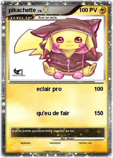 Pokemon pikachette