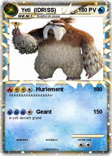 Pokemon Yeti  (IDRISS)