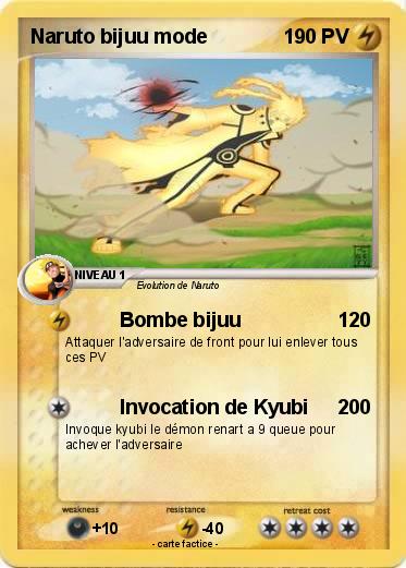 Pokemon Naruto bijuu mode