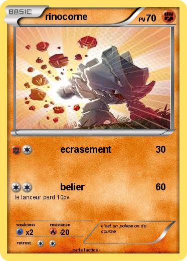 Pokemon rinocorne