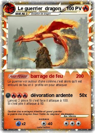 Pokemon Le guerrier  dragon