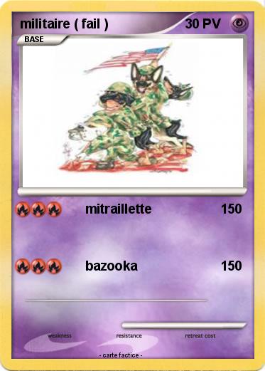 Pokemon militaire ( fail )
