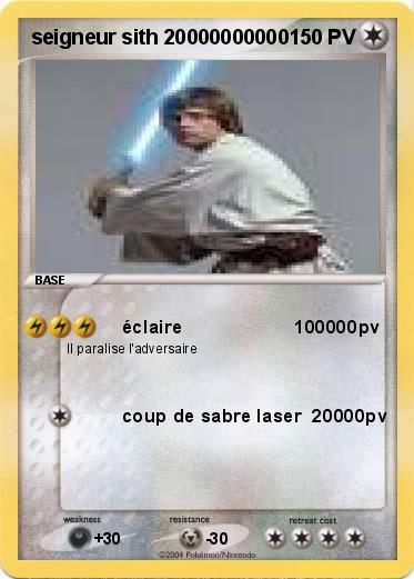 Pokemon seigneur sith 20000000000