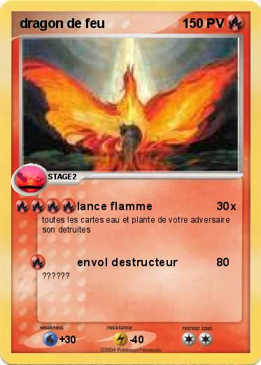 Pokemon dragon de feu