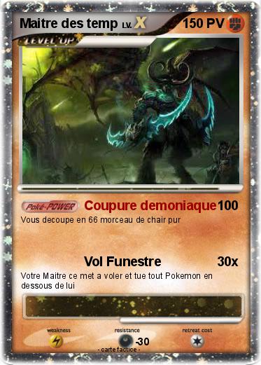 Pokemon Maitre des temp