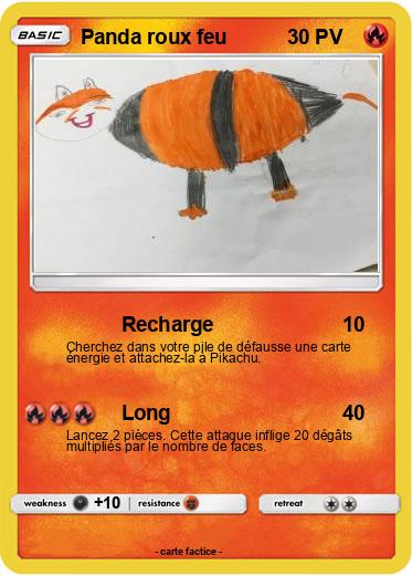 Pokemon Panda roux feu