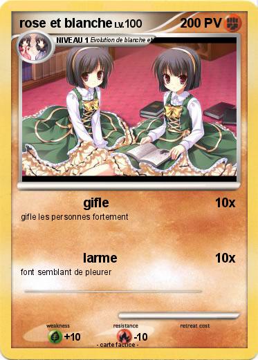 Pokemon rose et blanche