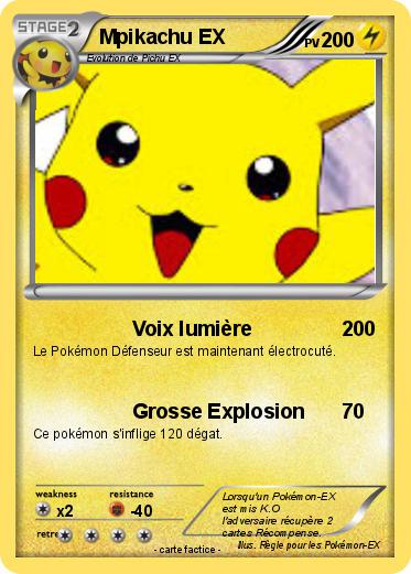 Pokemon Mpikachu EX