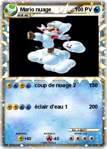 Pokemon Mario nuage