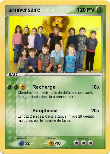 Pokemon anniversaire  