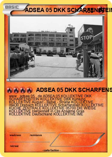 Pokemon ADSEA 05 DKK SCHARFENSTEIN DKK Kühlung IME