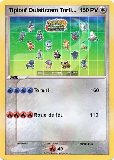 Pokemon Tiplouf Ouisticram Torti...