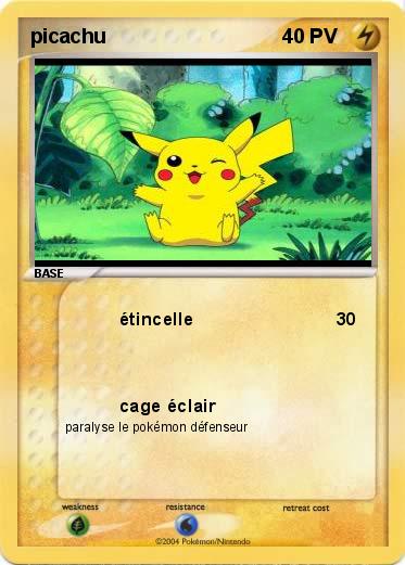 Pokemon picachu