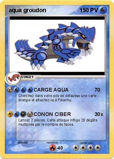 Pokemon aqua groudon