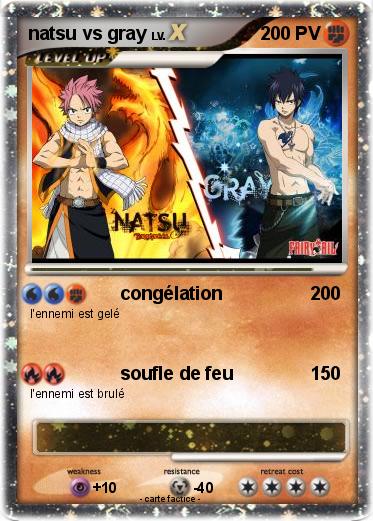 Pokemon natsu vs gray
