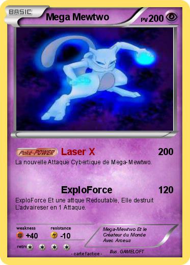 Pokemon Mega Mewtwo