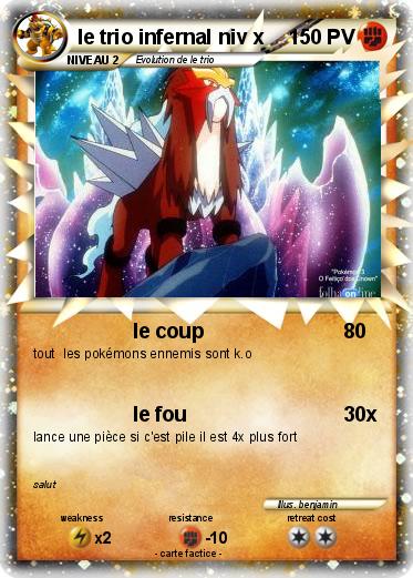 Pokemon le trio infernal niv x