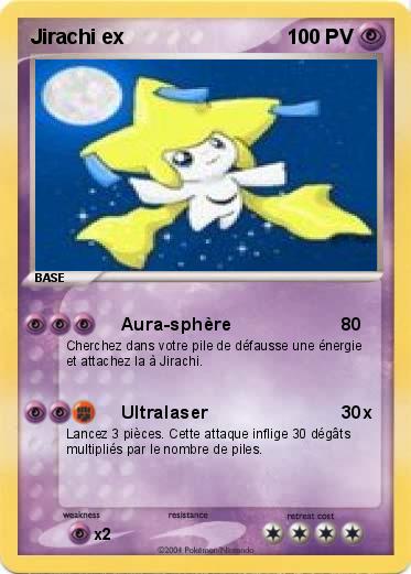 Pokemon Jirachi ex