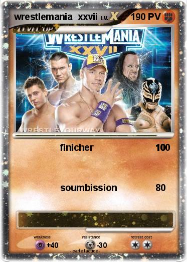 Pokemon wrestlemania  xxvii