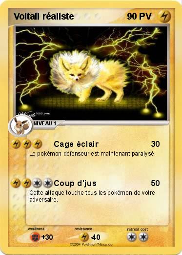 Pokemon Voltali réaliste