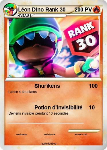 Pokemon Léon Dino Rank 30