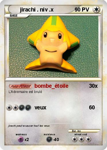 Pokemon jirachi . niv .x