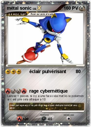 Pokemon métal sonic