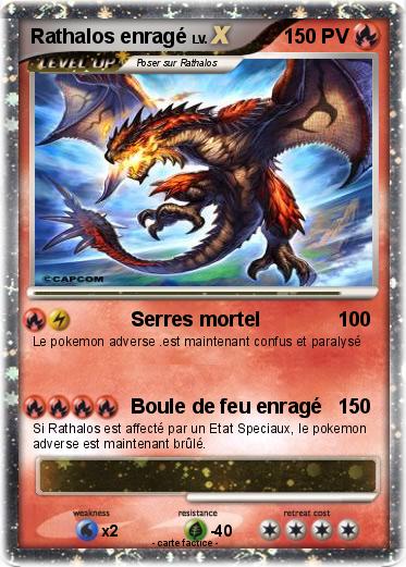 Pokemon Rathalos enragé