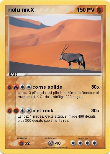 Pokemon riolu niv.X