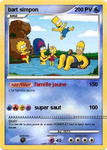 Pokemon bart simpon
