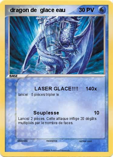 Pokemon  dragon de  glace eau