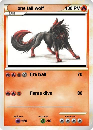 Pokemon one tail wolf