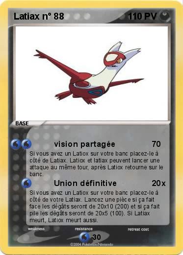 Pokemon Latiax n° 88