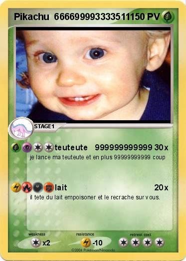 Pokemon Pikachu  666699993333511