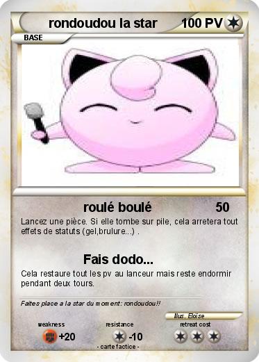 Pokemon rondoudou la star